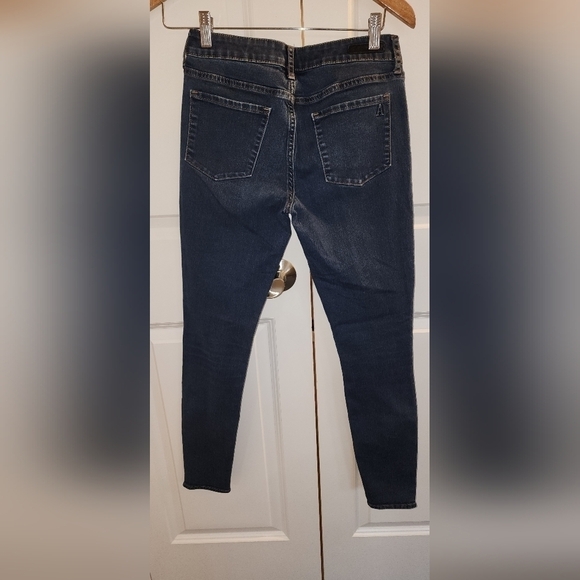 articles of society zipper ankle low rise blue skinny jeans 26 - Picture 11 of 14